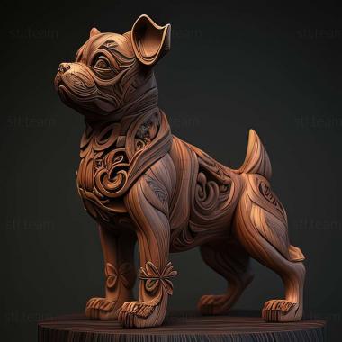 3D модель Китайська чунцінська собака (STL)